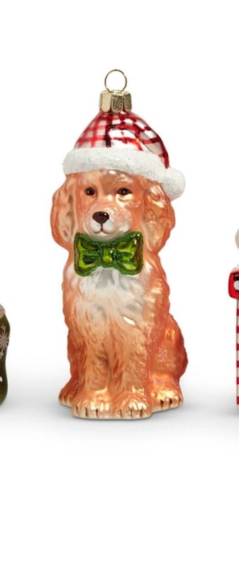 Pup Ornament | Bowtie