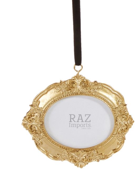 Vintage Photo Frame Ornaments | Oval