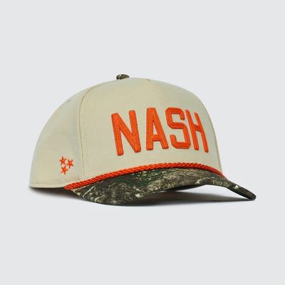 The NASH™ Legacy Snapback Orange/Camo Hat