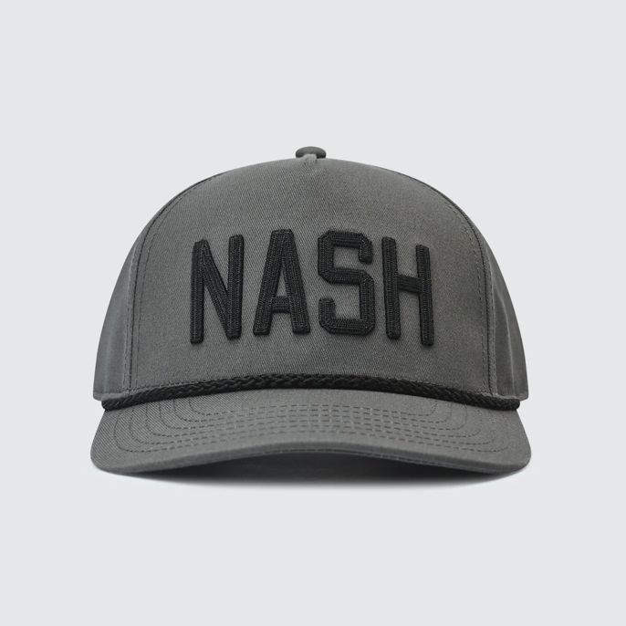 The NASH™ Legacy Snapback Hat | Charcoal