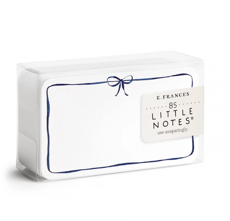 Navy Bow Little Notes