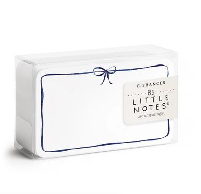 Navy Bow Little Notes