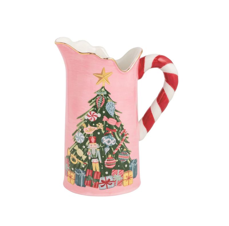 Christmas Tree Candy Handle Pitcher