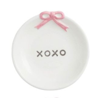 Pink Bow Tidbit Dish