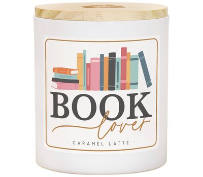 Book Lover Candle Caramel Latte