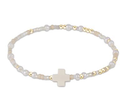 EGIRL Hope Unwritten Signature Cross Bracelet oh Snow You Didn&#39;t