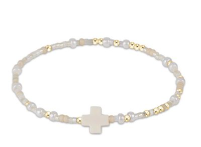 EGIRL Hope Unwritten Signature Cross Bracelet oh Snow You Didn&#39;t