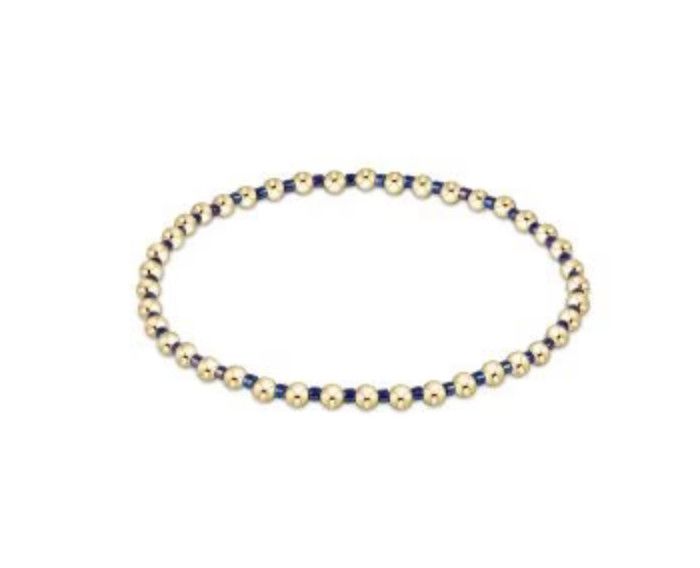 Hope Grateful Bracelet Blue Metallic