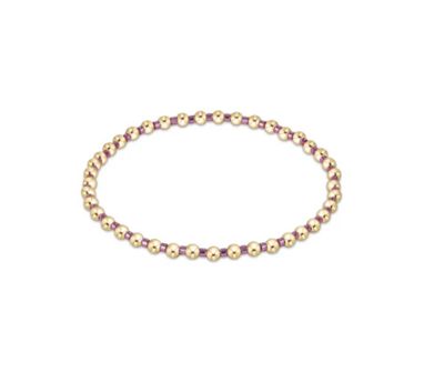 Hope Grateful Bracelet Pink Metallic