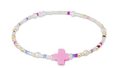 EGIRL Hope Unwritten Signature Cross Bracelet With Sprinkles on Top