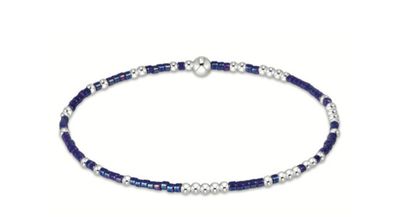 Hope Unwritten Sterling Bracelet Blue Metallic