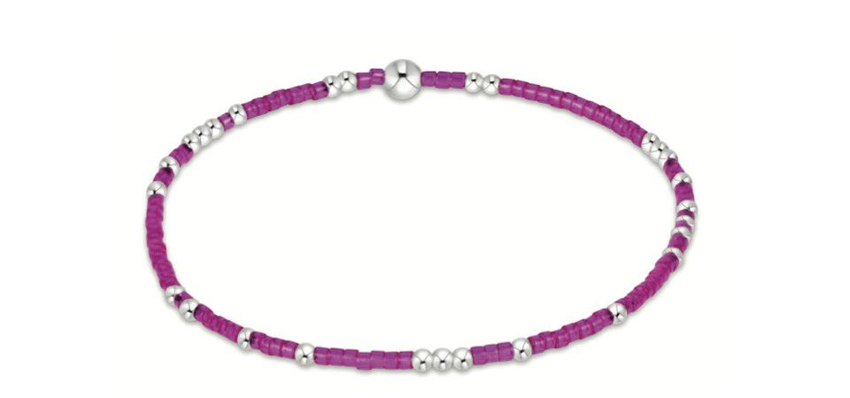 Hope Unwritten Sterling Bracelet Fuchsia