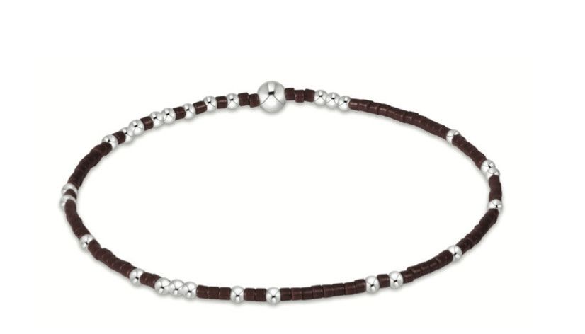 Hope Unwritten Sterling Bracelet Chocolate