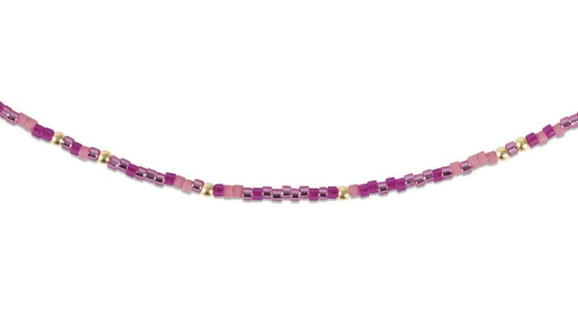 15&quot; Choker Hope Unwritten Back to the Fuchsia