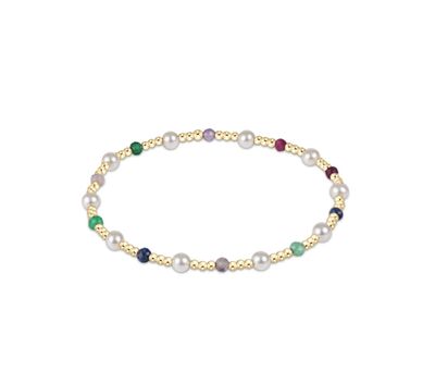 Pearl Sincerity Pattern 4mm Bead Bracelet Hot Mess fw25