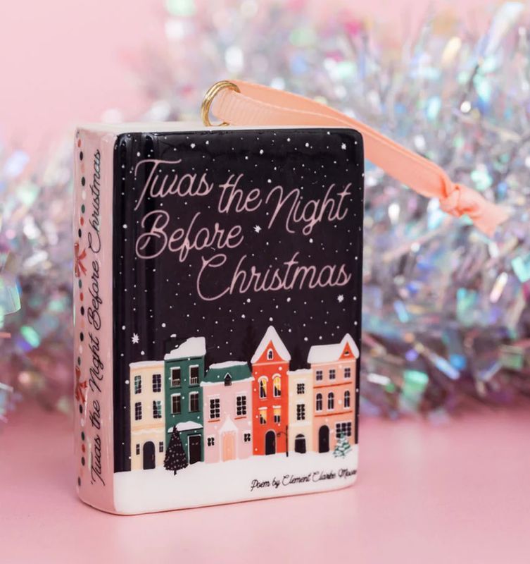 Twas the Night Before Christmas Book Ornament