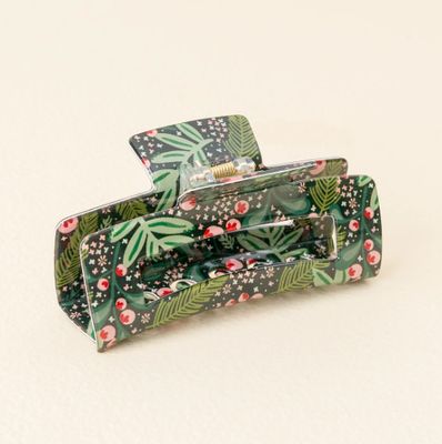 Jolly Sprig Green Claw Clip