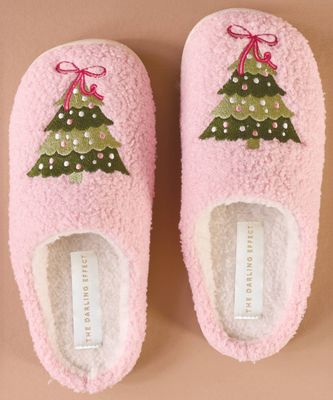 Twinkling Tree Slippers 