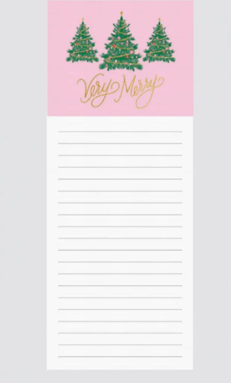 Christmas Magnetic Notepad | Very Merry