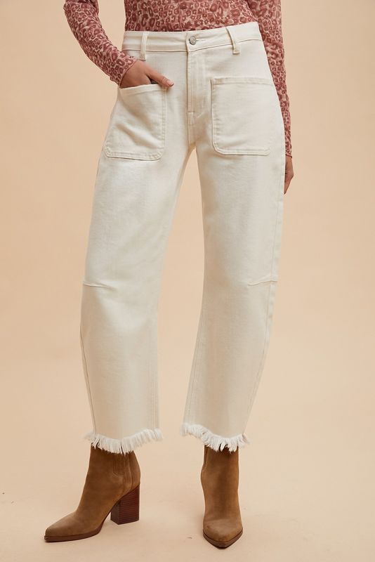 The Paisley Barrel Jeans