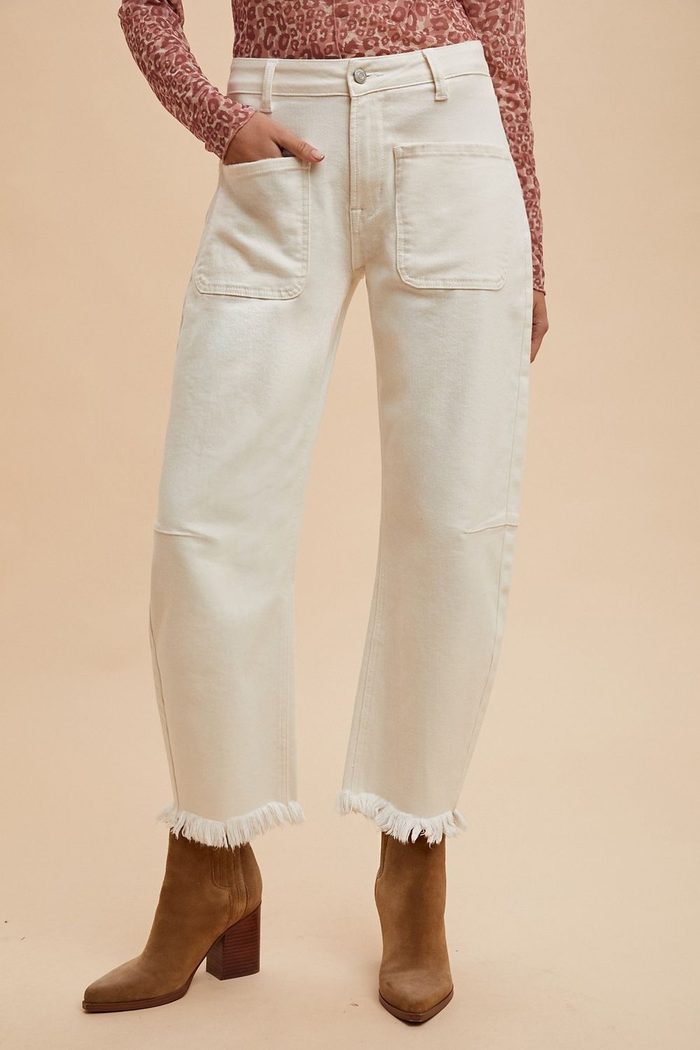 The Paisley Barrel Jeans, Size: S