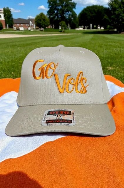 Go Vols® Tan Canvas Embroidered Hat