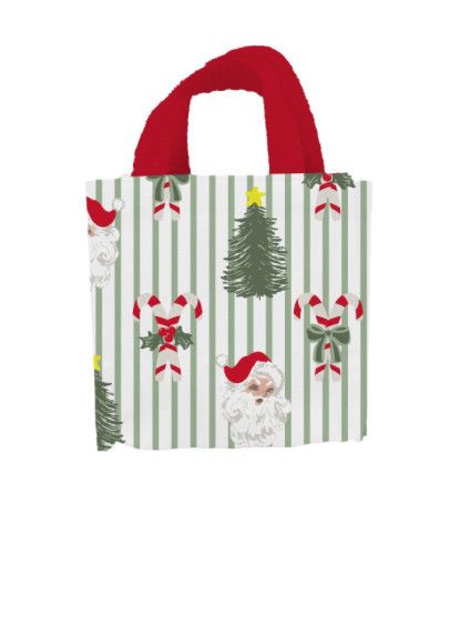 Peppermint Pine Tote Bag Collection, Size: Petite