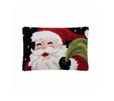 Santa Hook Pillow 12x8