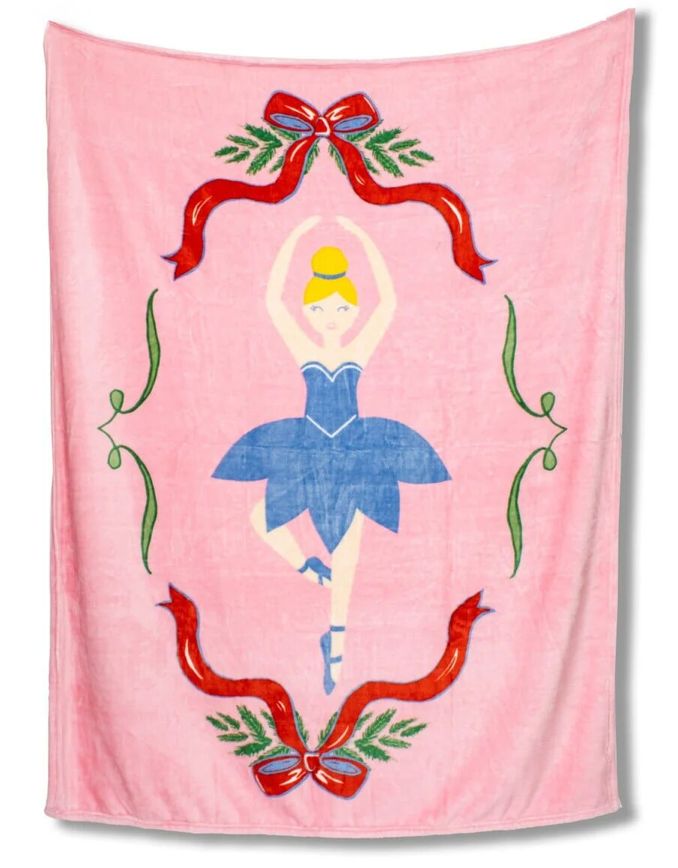 Ballerina Waltz Throw Red + Green
