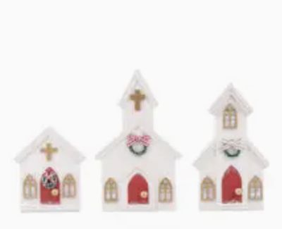 Wooden Christmas Church