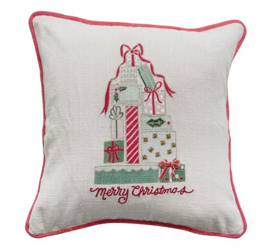 Merry Christmas Slub Pillow