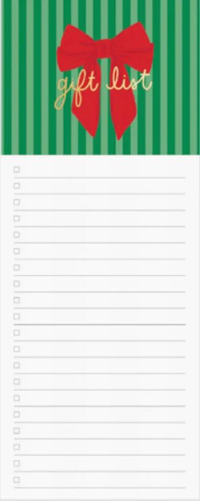 Christmas Magnetic Notepad | Gift List