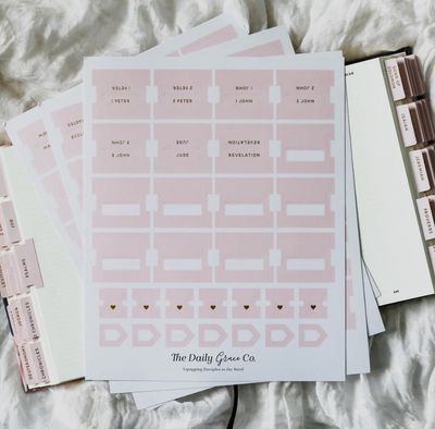 Blush Bible Tabs