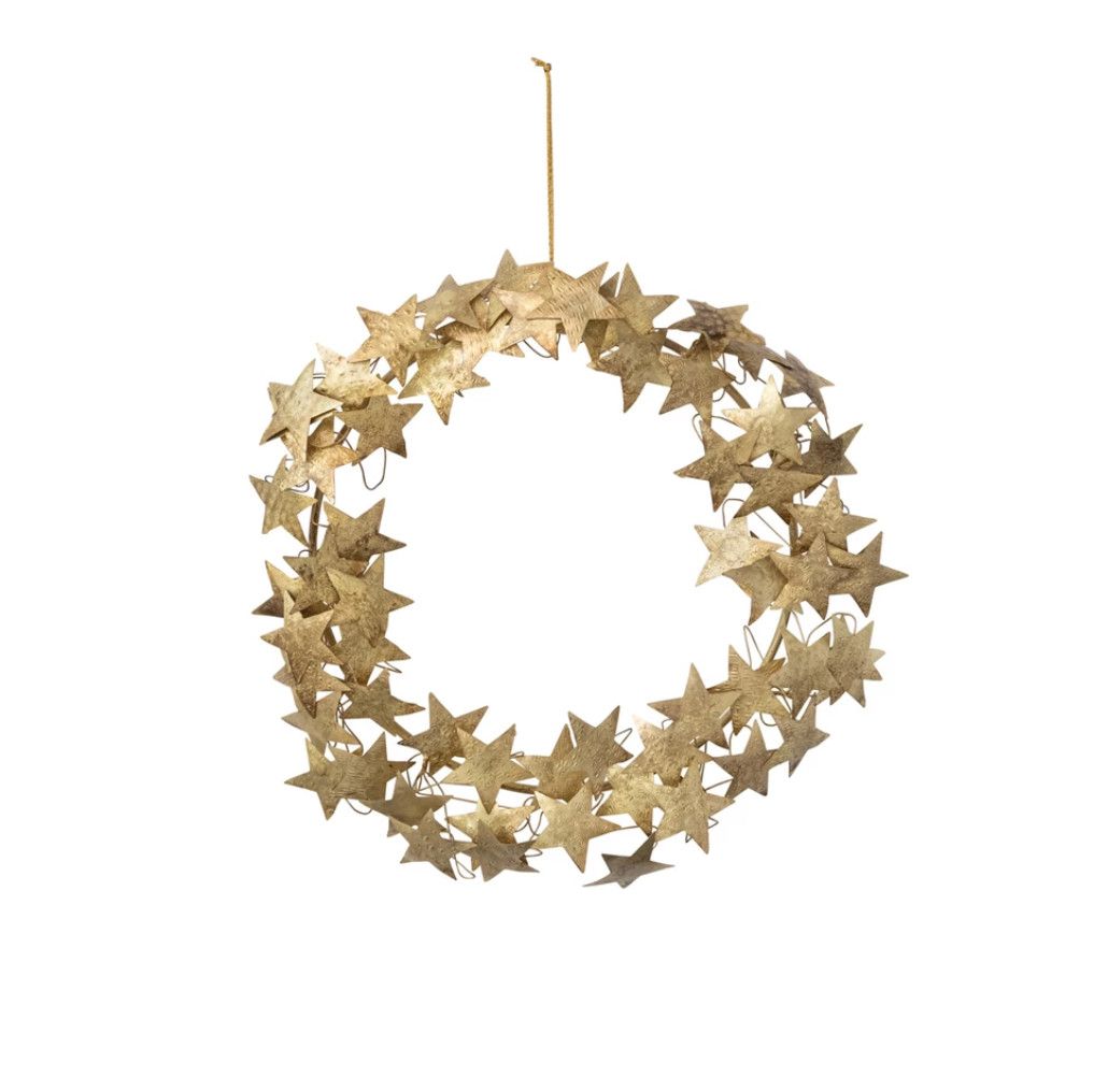 Metal Stars Wreath