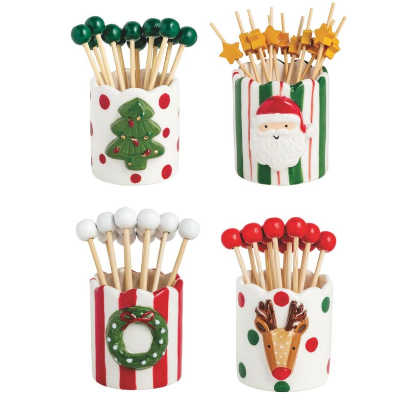 Bagged Christmas Toothpick Holder