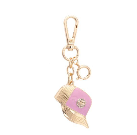 Bag Charm | Smiley Face Trucker Hat