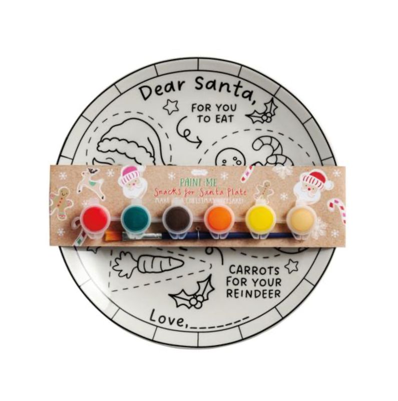 DIY Ceramic Christmas Plate