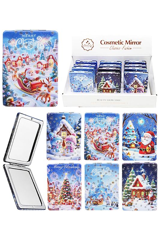 Christmas Compact Mirror