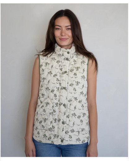 The Olivia Quilted Vest, Size: S