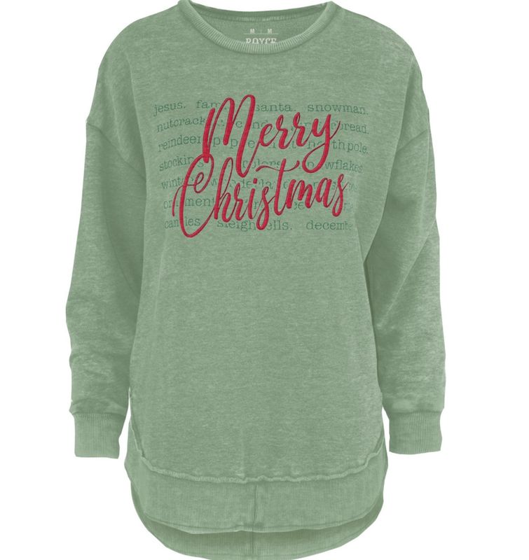 Christmas Words Sweatshirt