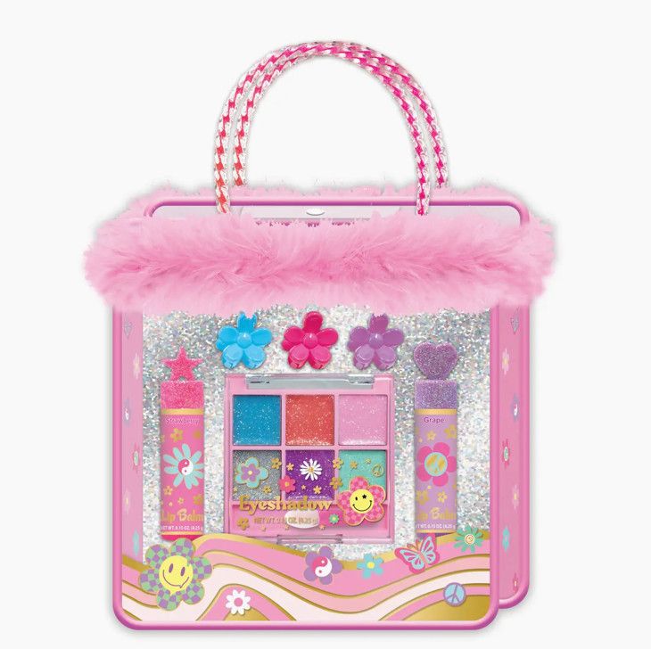 Groovy Flower Fancy Beauty Bag