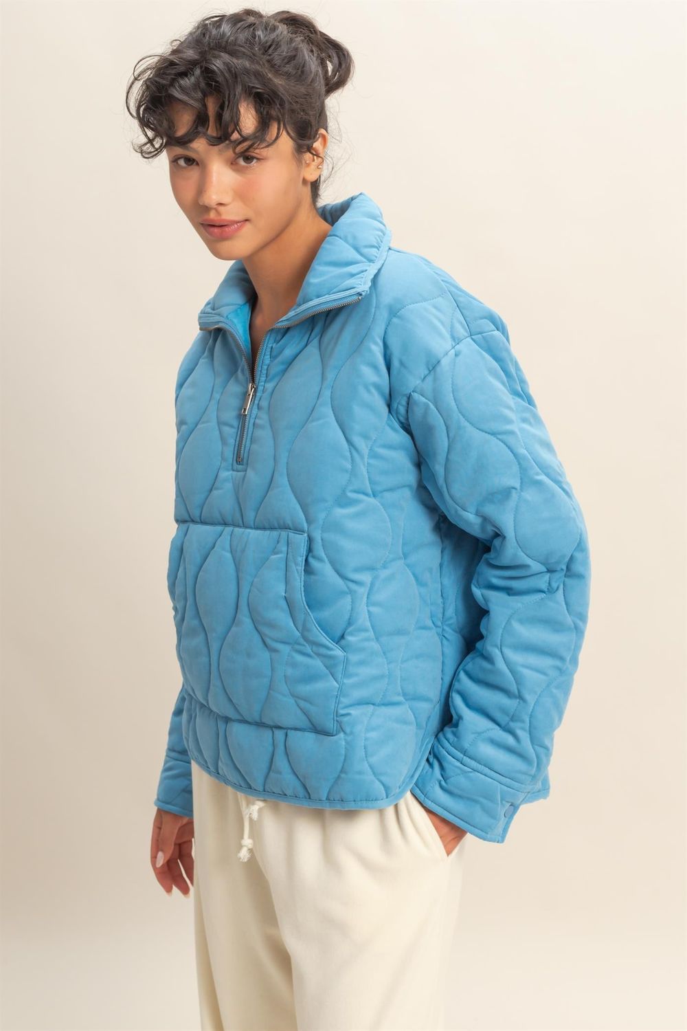 The Kace Puffer, Color: Ocean Blue, Size: S