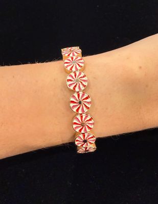 Peppermint Hinge Bangle