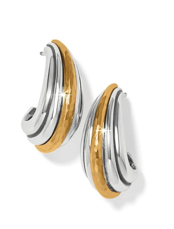 Ferrara Deco Large Hoop Earrings