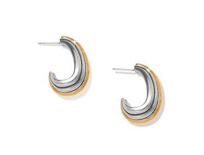 Ferrara Deco Large Hoop Earrings