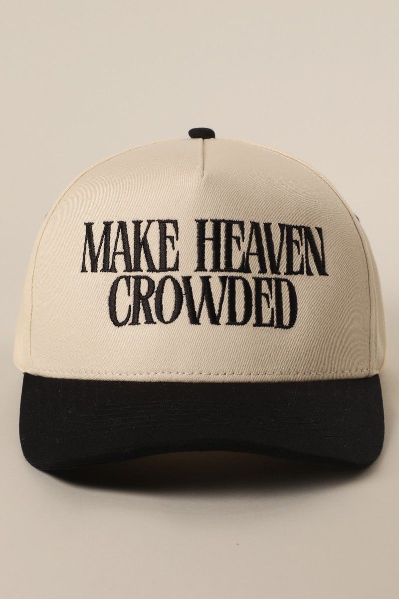Make Heaven Crowded Cap, Color: Black