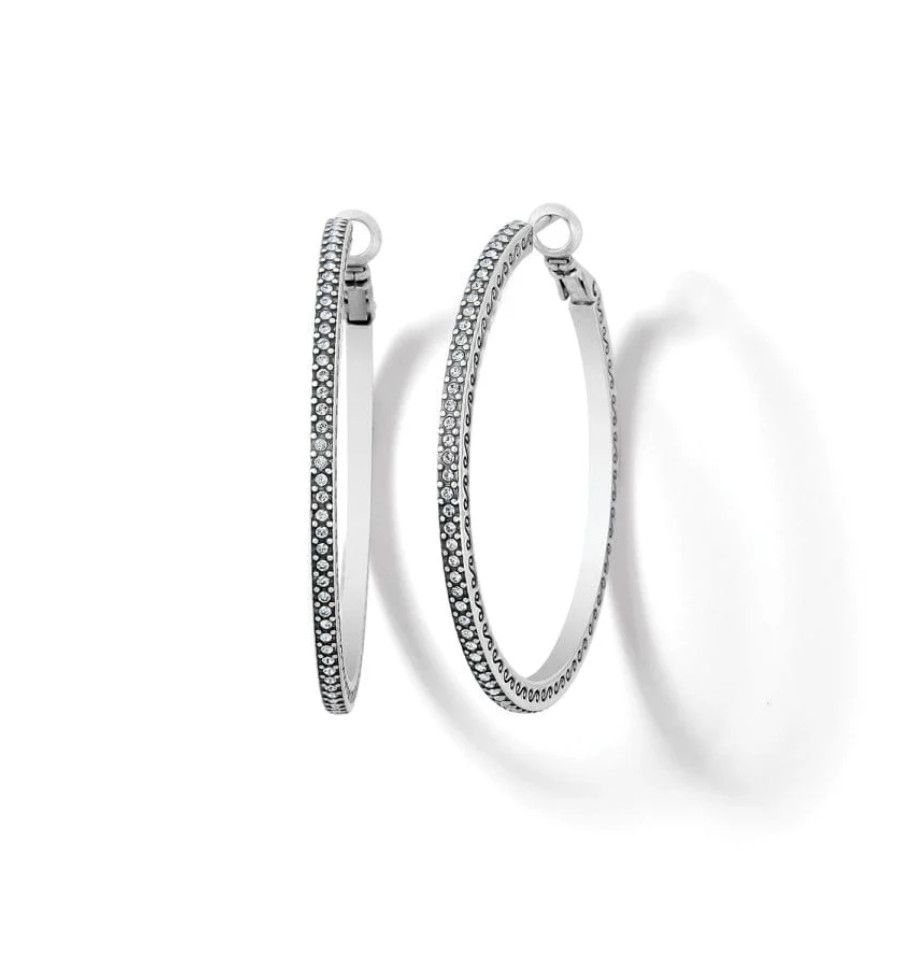 Meridian Thin Large Hoop Earrings