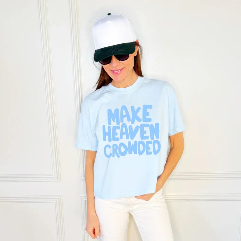 Make Heaven Crowded Crop Tee
