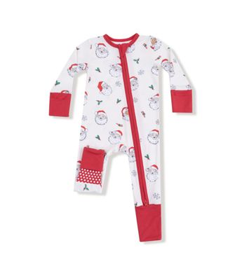 Vintage Santas 2 Way Zipper Romper