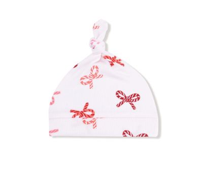 Candy Cane Knotted Hat | 0-3 mo